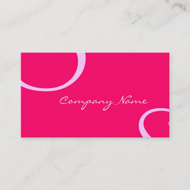 Elegant Profile Card (Front)
