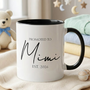 Elegant Promoted To Gigi EST Year Mug