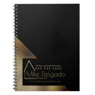 Elegant Property Manager Broker Home Business   Notebook