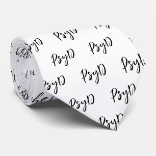 Elegant PsyD Doctor of Psychology Tie