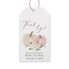 Elegant Pumpkin Floral Baby Girl Shower