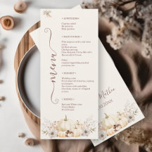 Elegant Pumpkin Floral Wedding