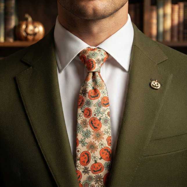 Elegant Pumpkin Pattern Tie (Creator Uploaded)