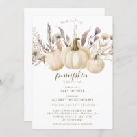 Elegant Pumpkins Baby Shower