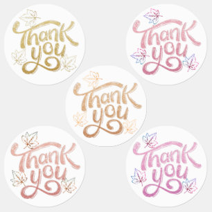 Elegant Pure Gratitude Labels