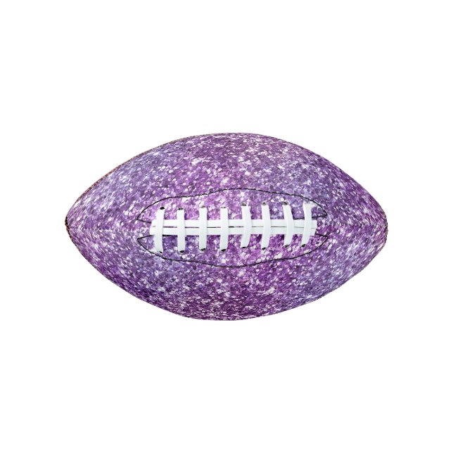 Elegant Purple Abstract Stylish Chic Pattern Football (Front)