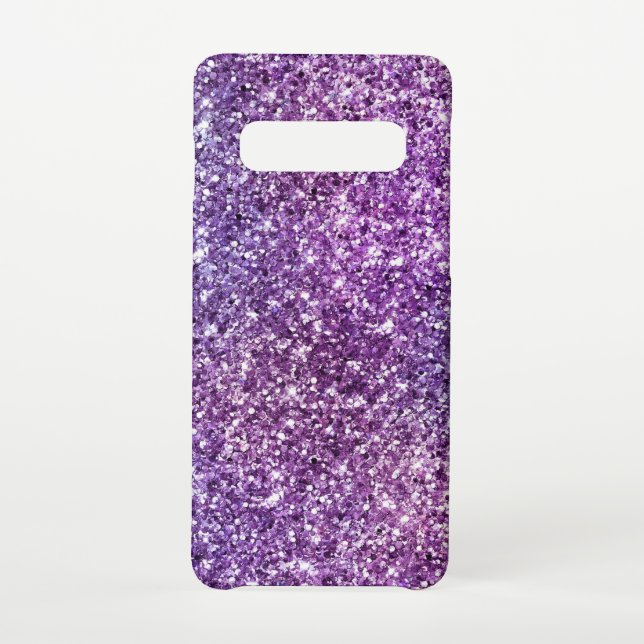 Elegant Purple Abstract Stylish Chic Pattern Samsung Galaxy Case (Back)