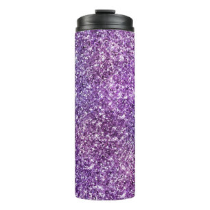 Elegant Purple Abstract Stylish Chic Pattern Thermal Tumbler