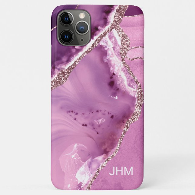 Elegant Purple Agate Case-Mate iPhone Case (Back)