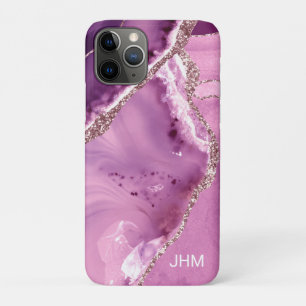Elegant Purple Agate iPhone 11 Pro Case