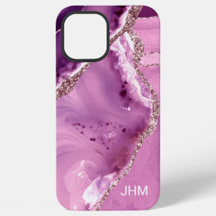 Elegant Purple Agate iPhone 12 Pro Max Case
