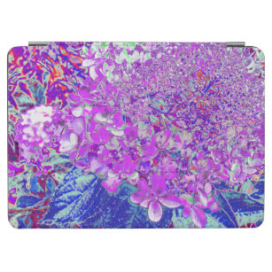 Elegant Purple and Blue Limelight Hydrangea iPad Air Cover