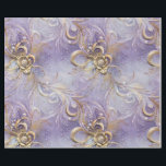 Elegant Purple and Gold Swirled Feathered Beaded Wrapping Paper<br><div class="desc">Give your recipients your best. Use this lovely, sophisticated beaded, print "jewelled" with no actual glitter, foil, or beading, high-quality gift wrap with a grid back for easy cutting. You'll appreciate the ease of use and your recipients will love its elegant beauty. Good for all occasions and holidays, very versatile....</div>