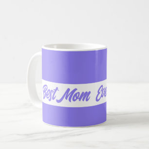 Elegant Purple Best Mum Ever Coffee Mug