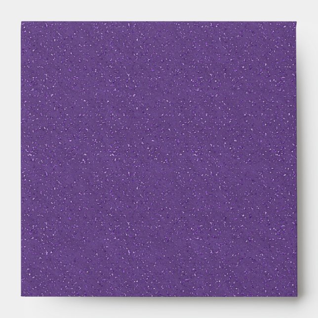 Elegant Purple Black Linen Envelopes (Front)