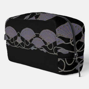 Elegant Purple Fan Dopp Kit