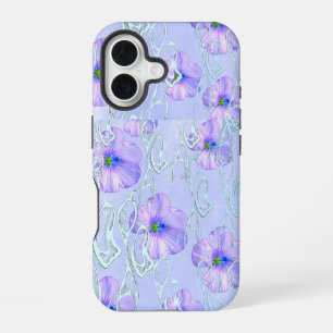 Elegant Purple Floral Phone Case – Botanical Art D
