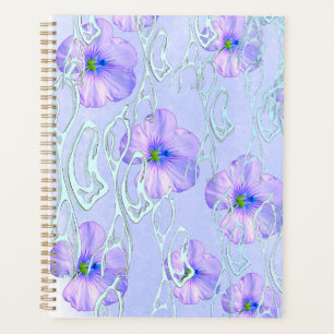 Elegant Purple Floral Phone Case – Botanical Art D Planner
