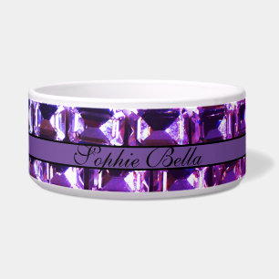 Elegant purple gemstones diamonds