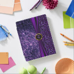 Elegant Purple Glitter and Leopard Skin iPad Cover<br><div class="desc">Elegant Purple Glitter and Leopard Skin Pattern. iPad Cover. 100% Customisable. Ready to Fill in the box(es) or Click on the CUSTOMIZE button to add, move, delete or change any of the text or graphics. Made with high resolution vector and/or digital graphics for a professional print. NOTE: (THIS IS A...</div>