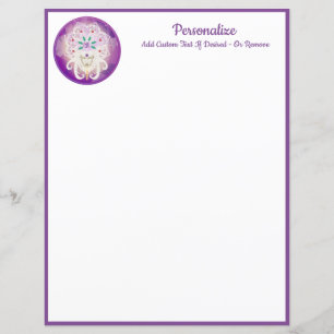 Elegant Purple Goddess Spiritual Personalised