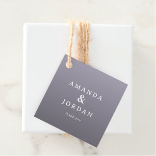 Elegant Purple Gratitude Tag