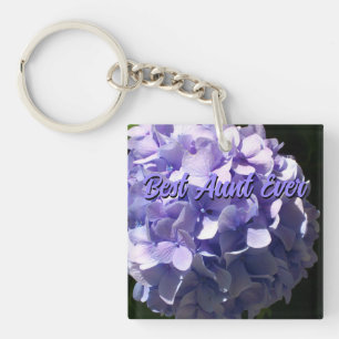 Elegant Purple Hydrangea purple flowers best Aunt Key Ring