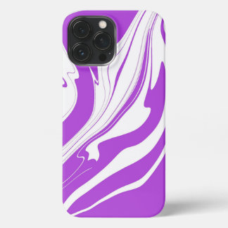 Elegant Purple Marble Background iPhone 13 Pro Max Case