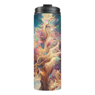 Elegant Purple Marble Travel Tumbler