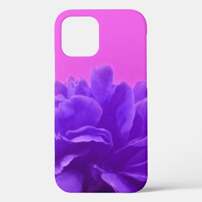 Elegant Purple Raspberry Floral Case-Mate iPhone Case (Back)