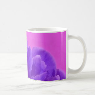 Elegant Purple Raspberry Floral Coffee Mug