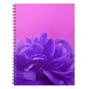 Elegant Purple Raspberry Floral Notebook