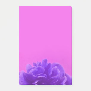 Elegant Purple Raspberry Floral Post-it Notes