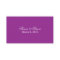 Elegant Purple Table Seating/Place Card