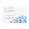 Elegant Purple Teal Flourish Bat Mitzvah RSVP