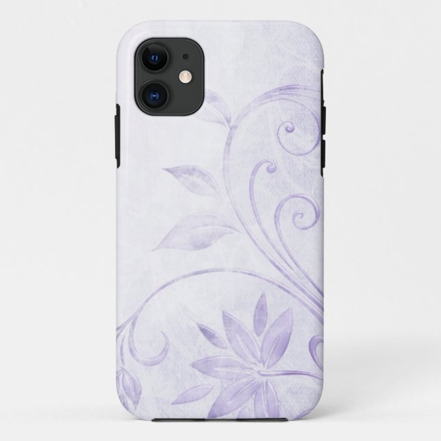Elegant Purple Vintage Case-Mate iPhone Case (Back)