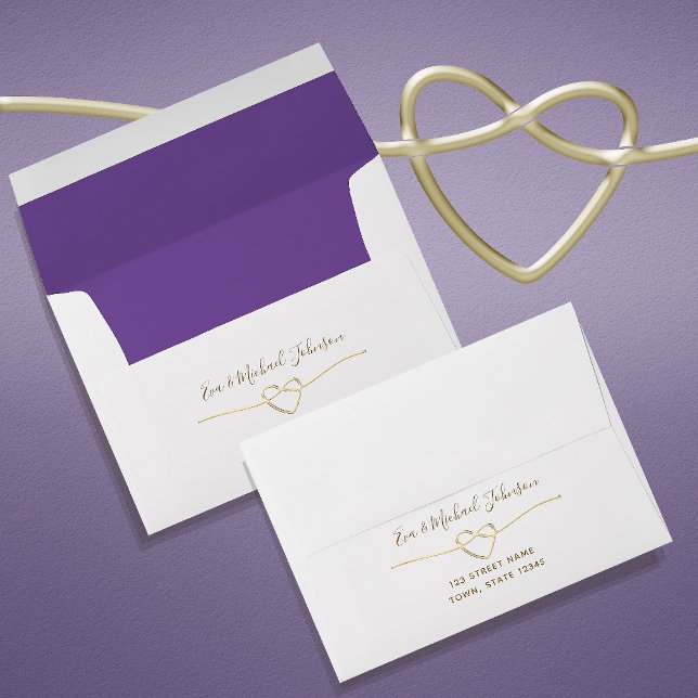 Elegant Purple Wedding Envelope (Creator Uploaded)