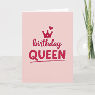 Elegant Queen Birthday Card