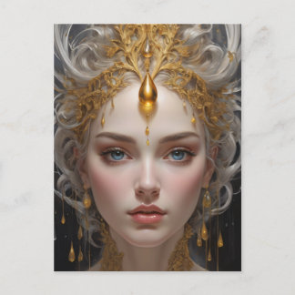 Elegant Queen of a Fairyland Postcard