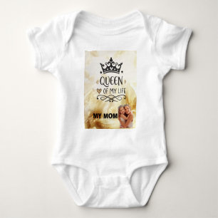 Elegant Queen of my Life-my mom Baby Bodysuit