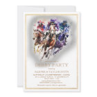 Elegant Race Horse Derby Party Equestrian