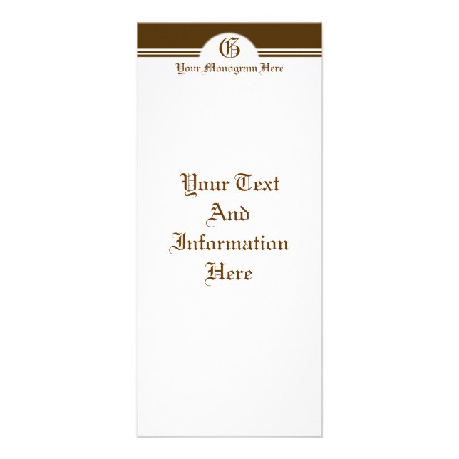 Elegant Rack Card (Front)