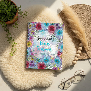 Elegant Radiant Bohemian Flowers Baby in Bloom Notebook