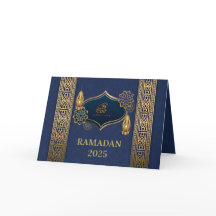 Elegant Ramadan Kareem 2025 Greeting Card