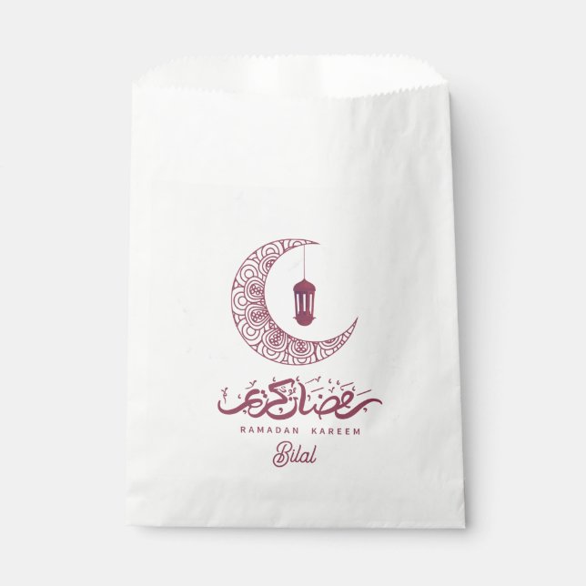  Elegant Ramadan Kareem Custom  Favour Bag (Front)