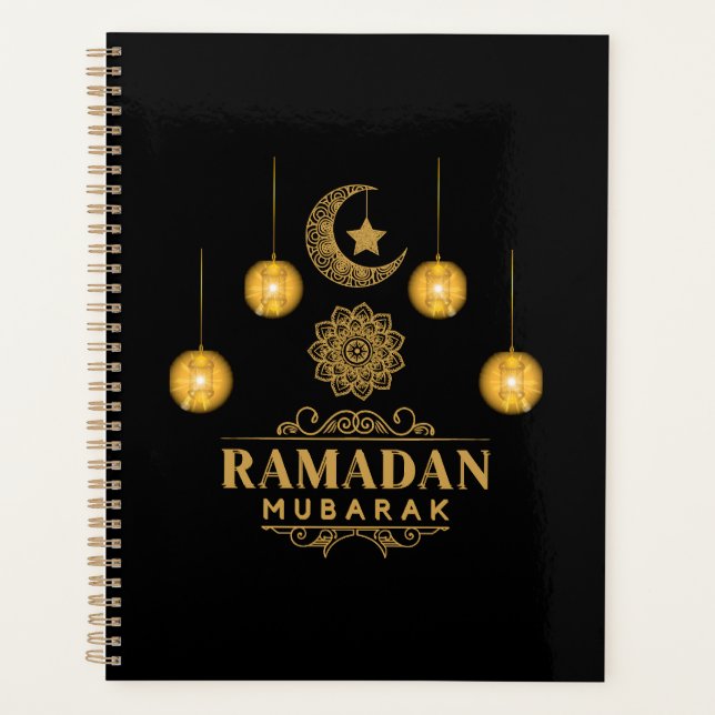 Elegant Ramadan Nights- Eid Mubarak 2026 Holiday  Planner (Front)