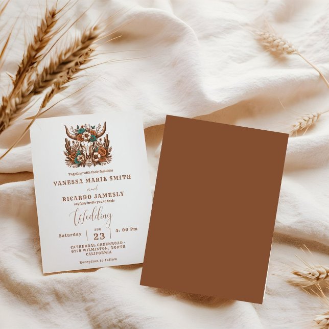 Elegant Ranch Western  Country Cowboy Wedding  Invitation (Creator Uploaded)