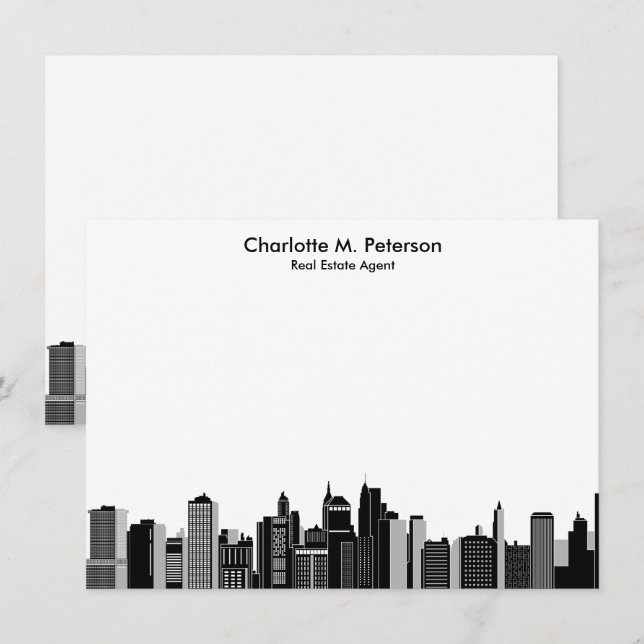 Elegant  Real Estate Agent House Realtors   Card (Front/Back)