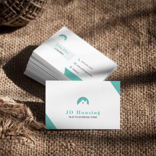 Elegant Real estate Any Colour Business Card