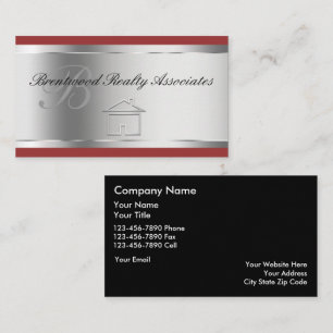 Elegant Real Estate Business Cards